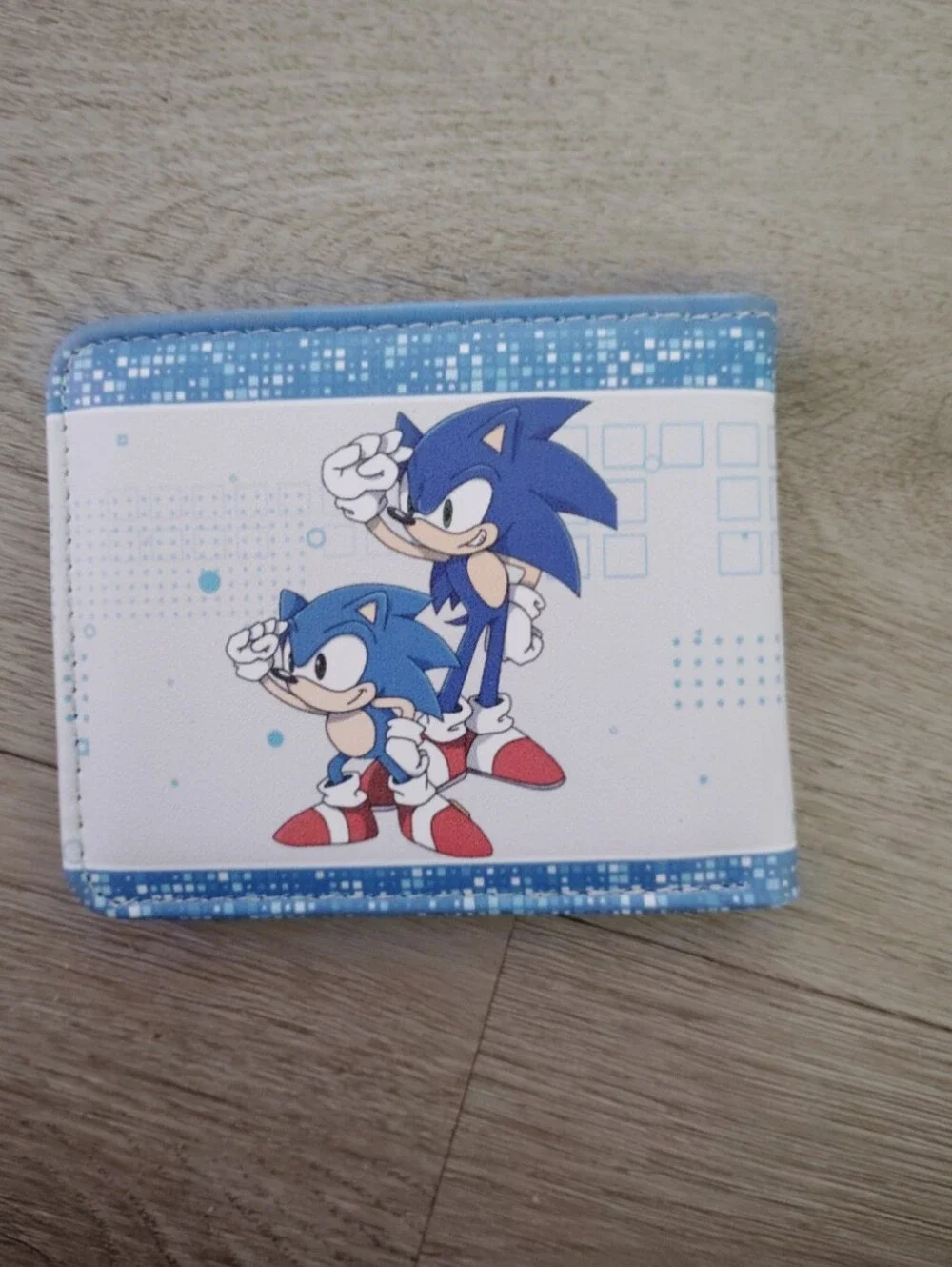 New Sonic the hedgehog anime manga leather wallet